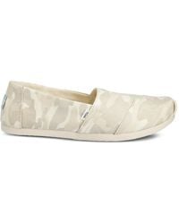 TOMS - Camouflage-Print Espadrilles - Lyst
