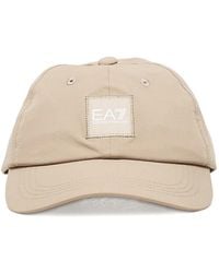 EA7 - Logo-Patch Baseball Cap - Lyst