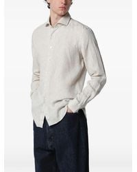 Xacus - Long-Sleeved Linen Shirt - Lyst