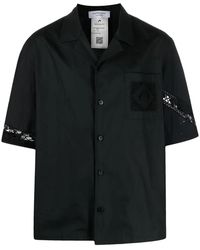 Marine Serre - Regenerated Household Linen Cotton Shirt - Lyst