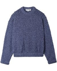 Sunnei - Pullover Mit Gebürstetem Finish - Lyst