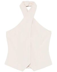 FEDERICA TOSI - Backless Button Jacket - Lyst