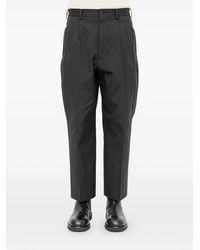 Comme des Garçons - Pinstripe-Pattern Pleated Trousers - Lyst