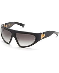 Balmain - Lunettes De Soleil B-Escape À Monture Pilote - Lyst