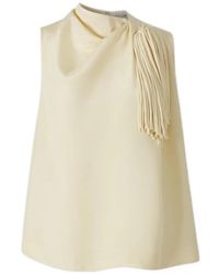 Altuzarra - Blouse Drapée Alden À Franges - Lyst