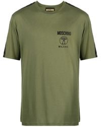 Moschino - Double Question Mark Cotton T-Shirt - Lyst