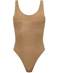 Oséree - Lumiere Lurex Sporty Maillot - Lyst