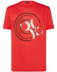 Billionaire - Double B Logo-Print T-Shirt - Lyst