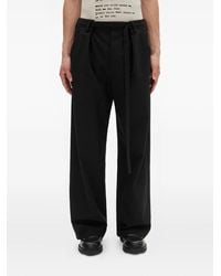 Ann Demeulemeester - Pantalones Con Cinturón - Lyst