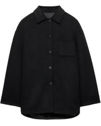 Prada - Chaqueta Reversible De Lana De Cachemira Doble Y Re-Nylon - Lyst