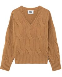 Alpha Studio - Pullover Mit V-Ausschnitt - Lyst