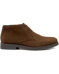 Geox - Spherica Lace-Up Suede Boots - Lyst