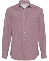Brunello Cucinelli - Camicie Cotone-Uomo - Lyst