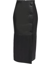 Nina Ricci - Leather Midi Pencil Skirt - Lyst