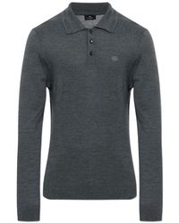 Etro - Pegasus-Embroidered Long-Sleeve Polo Shirt - Lyst
