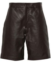 Lemaire - Shorts aus Leder - Lyst