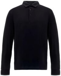 Herno - Wool Polo Shirt - Lyst