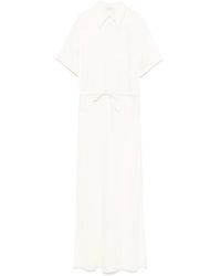 Brunello Cucinelli - Short-Sleeves Maxi Dress - Lyst
