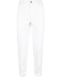 CIGALA'S - Pressed-Crease Turned-Up Jeans - Lyst