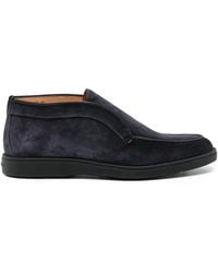 Santoni - Suede Desert Boots - Lyst