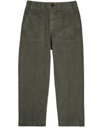The Elder Statesman - Dundy Belt-Loops Cotton Trousers - Lyst