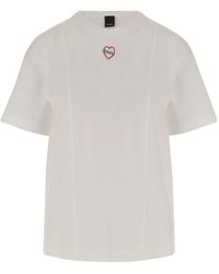 Pinko - Logo-Detail Short-Sleeved T-Shirt - Lyst