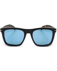 David Beckham - Tortoiseshell-Effect Square-Frame Sunglasses - Lyst