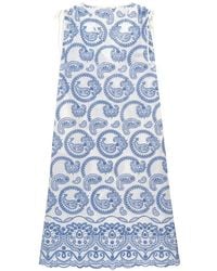 Maliparmi - Broderie Anglaise Dress - Lyst