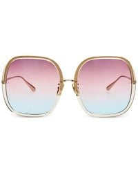 Linda Farrow - Celia Square-frame Sunglasses - Lyst
