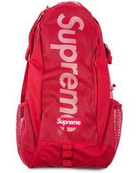 pink supreme backpack