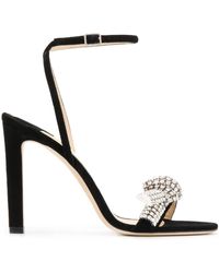 Jimmy Choo Босоножки Thyra 100 - Черный