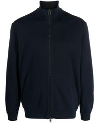 Brioni - Zip-up High-neck Sweatshirt - Lyst