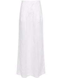 Chloé - Wide-Leg Ramie Trousers - Lyst