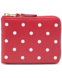 Comme des Garçons - Polka-Dot Leather Wallet - Lyst
