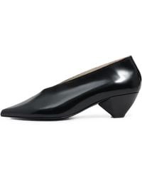 Bimba Y Lola - Leather Mid-Heel Court Shoes - Lyst