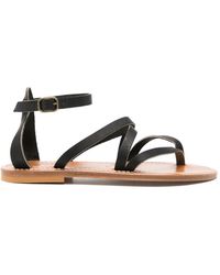 K. Jacques - Strappy Flat Sandals - Lyst
