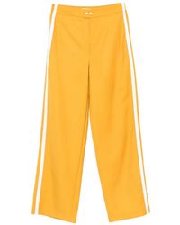 6397 - Pantalones Con Motivo De Rayas - Lyst