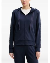 Guess - X North Sails Hoodie Zippé À Bande Logo - Lyst