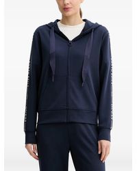Guess - X North Sails Logo-Tape Zip-Up Hoodie - Lyst
