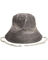 Rick Owens - Gilligan Washed Denim Bucket Hat - Lyst
