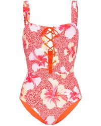 Onia Raquel swimsuit - Rot