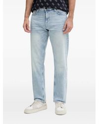 Lindbergh - Faded Straight-Leg Jeans - Lyst