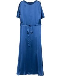 JOSEPH - Midi-Jurk Met Ronde Hals - Lyst