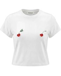 Monse - T-Shirt À Cerises Imprimées - Lyst
