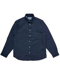 SELECTED - Carlo Denim Overhemd Met Knopen - Lyst