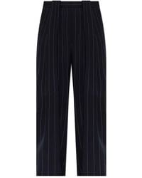 Stella McCartney - Pinstripe-Pattern Panelled Trousers - Lyst