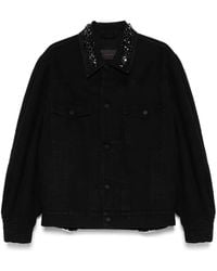 Simone Rocha - Embellished Denim Jacket - Lyst