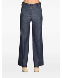 Slowear - Wide-Leg Belted Jeans - Lyst