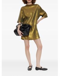 knee length dresses for ladies AllSaints Mika Valentine Leather Mini Dress main image 1