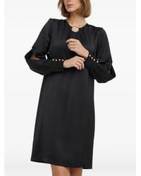 Nissa - Chain-Link Neck Button-Cuff Midi Dress - Lyst